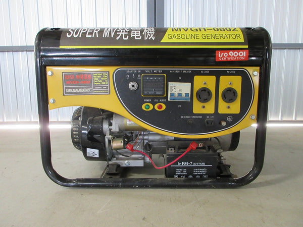 SUPER MV 三相200V 発電機 MVGH-0802