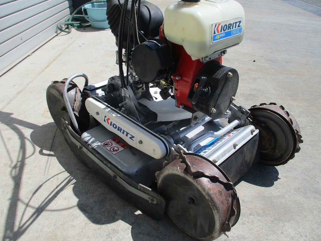 磐田市】共立 あぜ草刈り機 エコー AZ600A 自走式草刈機 2面 動作確認 