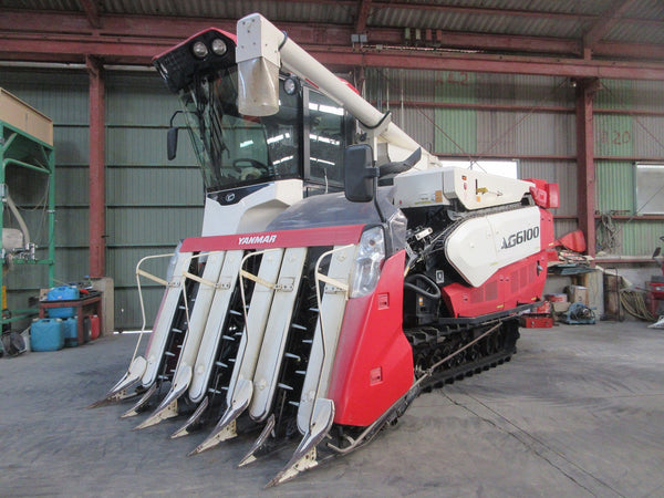 ヤンマー 6条刈りコンバイン AG6100