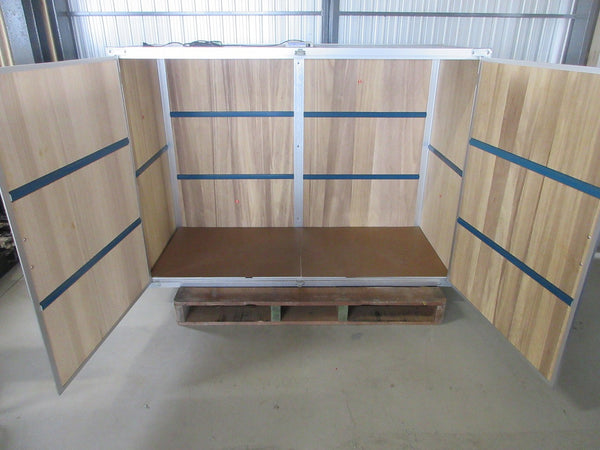 川辺製作所 米収納庫 総桐天然木 除湿ファン付き