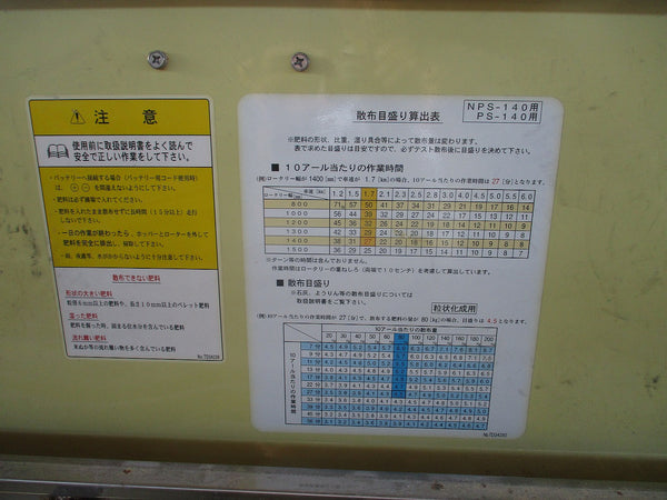 タイショー 肥料散布機 グランドソワー NPS-140