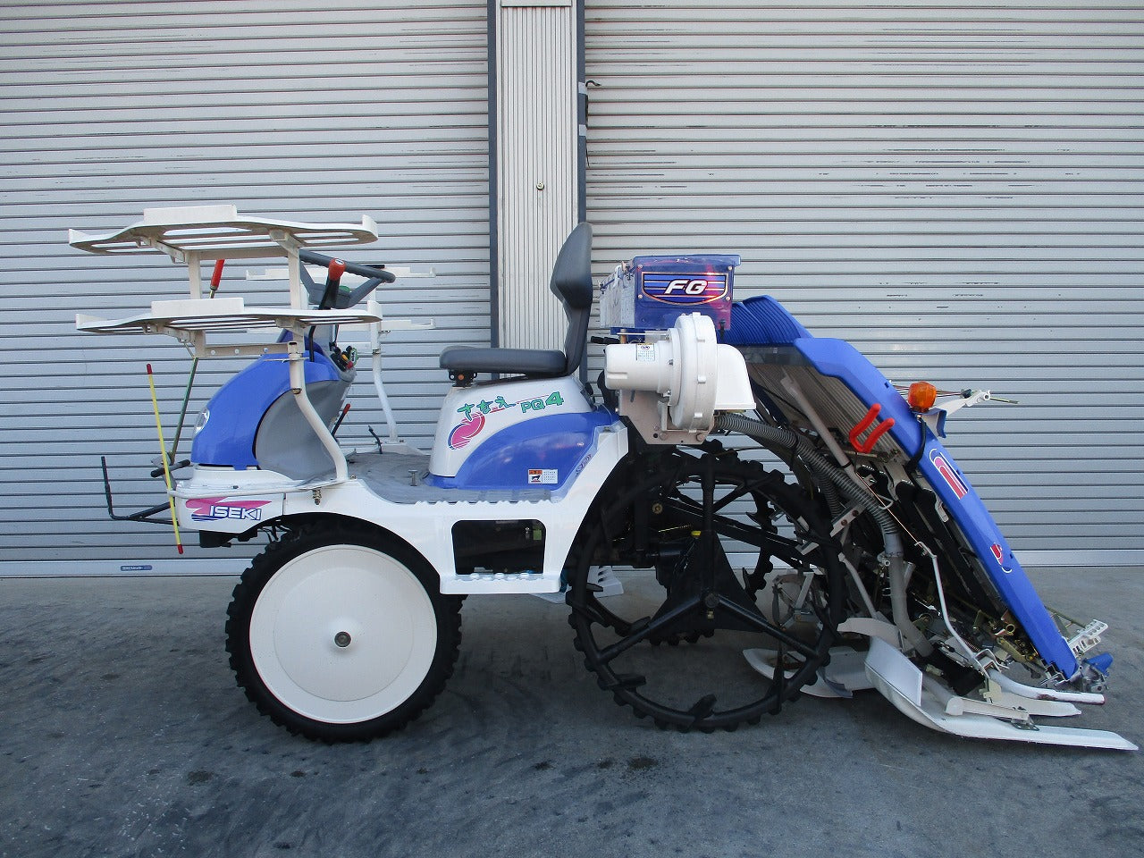 岐阜県発】イセキ PO294 田植機 さなえ PQ4-D 同時除草剤散布機付き