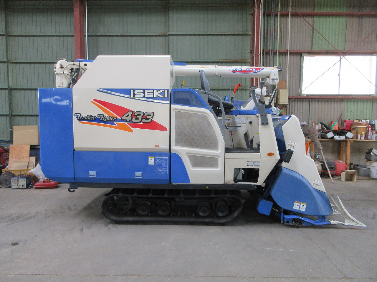 イセキ コンバイン HFC433G 区分4条刈 33馬力 508時間 イセキ コンバイン HFC433G 区分4条刈 33馬力 508時間 イセキ