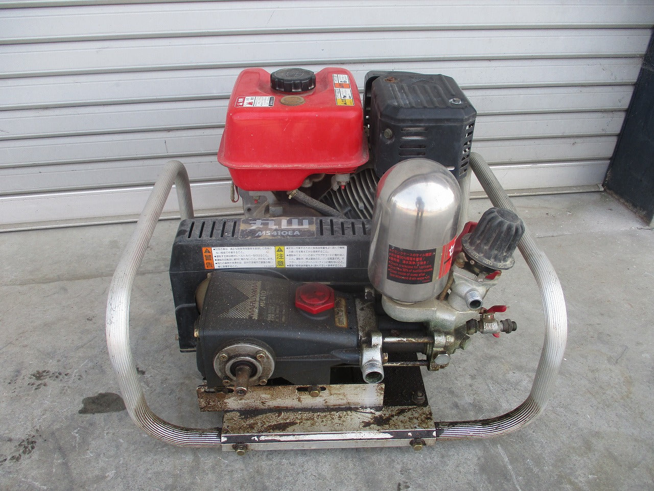 丸山 MARUYAMA MS410 動力噴霧器 動噴 三菱エンジン G510L 丸山 MARUYAMA MS410 動力噴霧器 動噴 三菱エンジン G510L 完動品